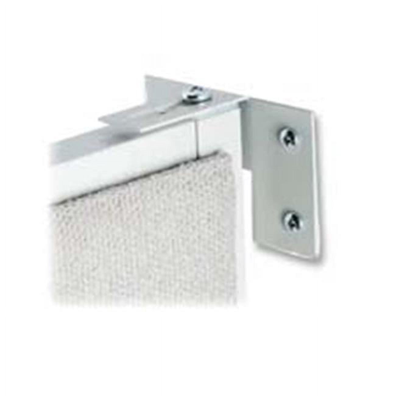 Adjustable Wall Bracket, Adjusts to 1.25 in., Gray