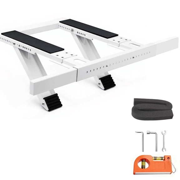 Adjustable Wall Mount Air Conditioner Support Bracket White Holds Up To 300lbs
