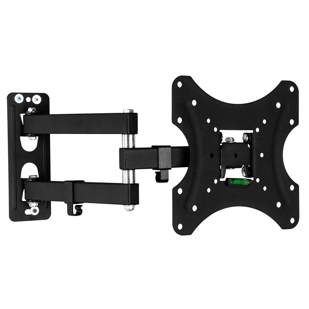 Adjustable Wall Mount Bracket, Rotatable TV Stand with Spirit Fit for 26''-55" TVs Black