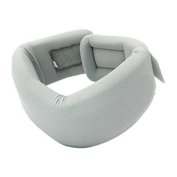 Adjustable Washable Neck Brace Support Wraps Keep Vertebrae Stable Spine Pressure Ergonomic Collar for Traveling Working Sleeping,L,Brown