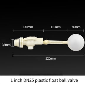 Adjustable Water Level Float Switch With ABS Differential Pressure Plastic For Water Tank And Tower, Automatic Anti-Overflow Valve, 1/2" 3/4" 1" Options(1in)