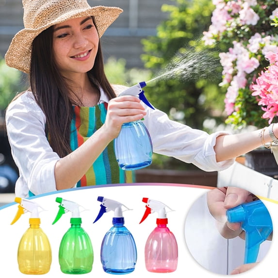 Adjustable Watering Bottle for Garden, Synthetic Plastic Sprinkler Featuring Gentle Mist Function and Direct Current Nozzle