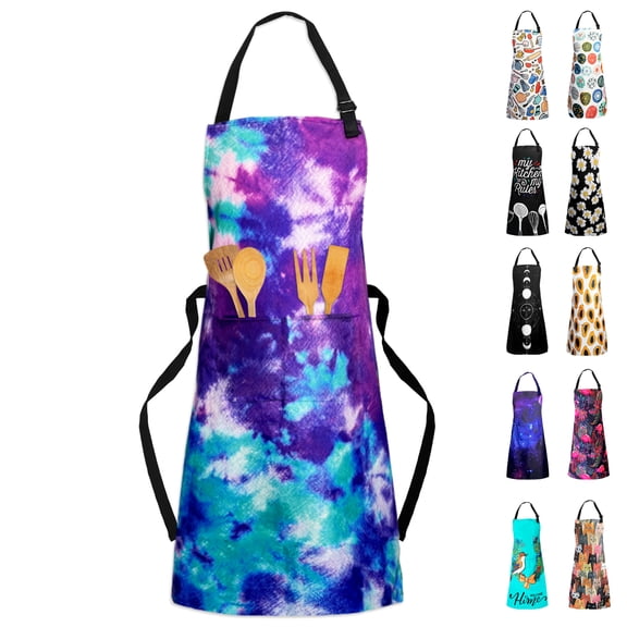 Adjustable Waterproof Apron,Sosolong Apron with 2 Pockets Cooking Kitchen Aprons for Women Men Chef