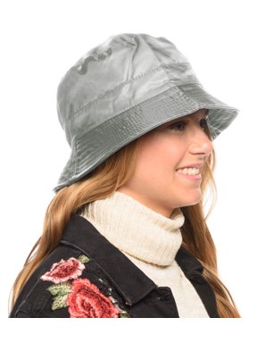 Waterproof Packable Rain Hat with Zippered Closure