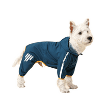 Adjustable Waterproof Dog Raincoat with Windproof Warmth and Reflective Stripes for Small Dogs Pet Jacket