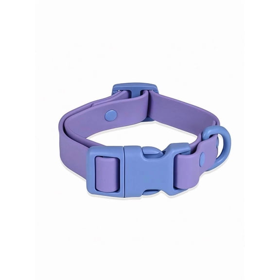 Adjustable Waterproof PVC Dog Collar, Odor-Resistant, Durable & Easy to Clean