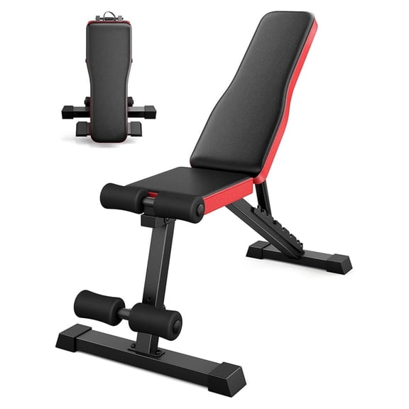 Adjustable Weigh , Weight Benches for Home Gym, Adjustable & Foldable Workout , Press Flat Incline Decline