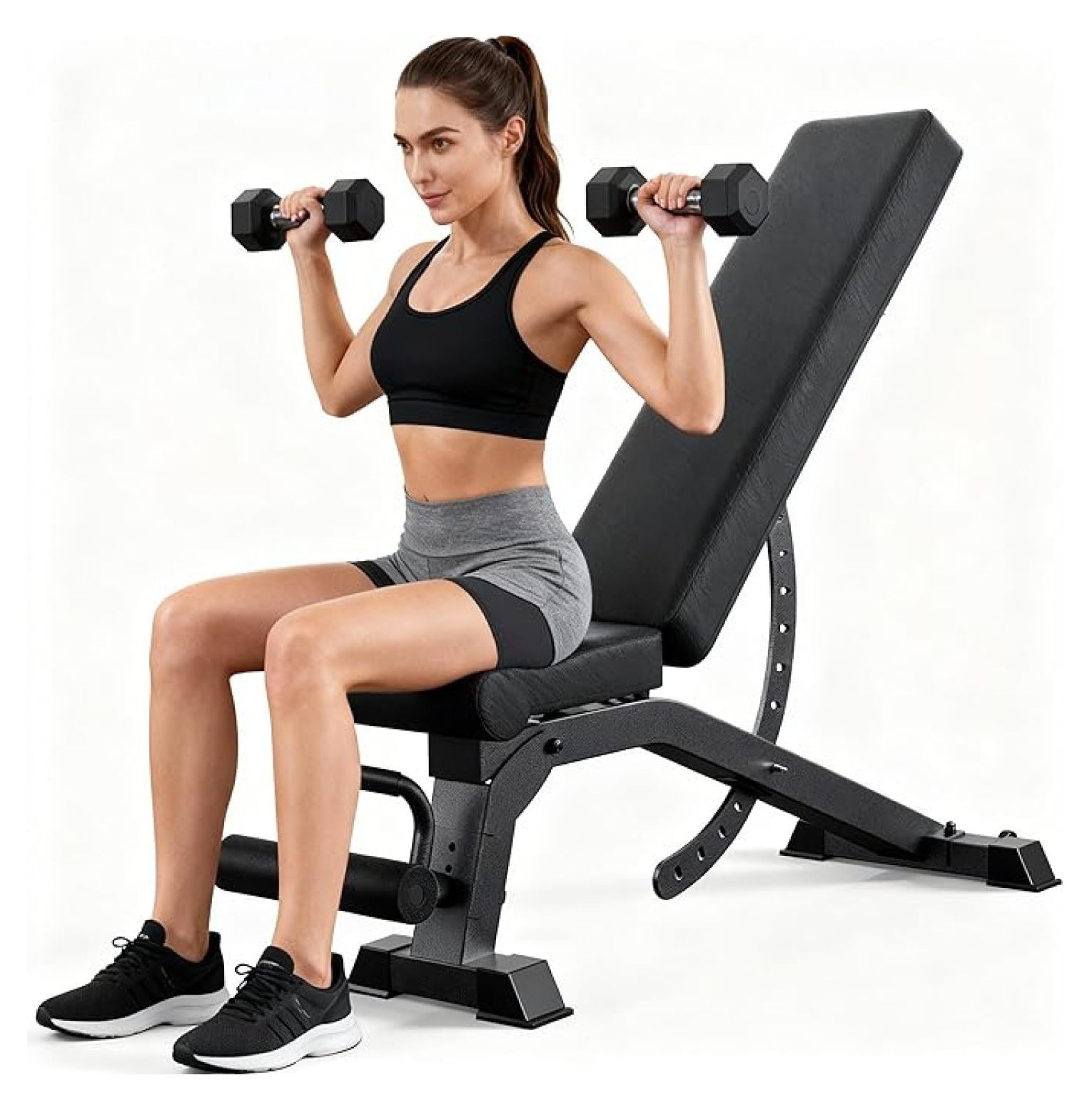 Adjustable Weight with 12x4x4 Positions, 1200LB Heavy Duty Workout for ...
