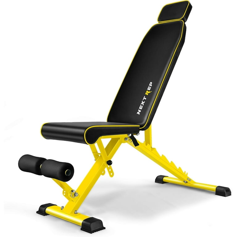Adjustable Weight Bench,1000 LB Fast Folding Workout Bench for