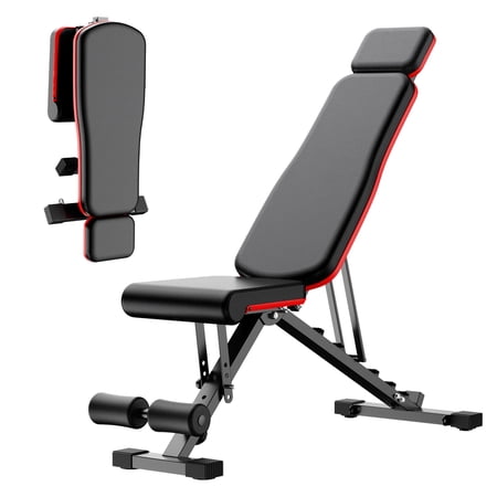 Adjustable Weight Bench, 3 in 1 Workout Bench, Foldable Workout Bench for Adult, Strength Training Bench for Full Body Workout with 800lbs Weight Capacity