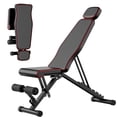 thumbnail image 1 of Adjustable Weight Bench with 7 Level Backrest, 4 Level Seat, 3 Level Leg Extension, Foldable Dumbbell Workout Bench for Home Gym, Incline Decline Positions for Full Body Strength Training, Black, 1 of 9