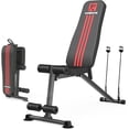 thumbnail image 1 of Adjustable Weight Bench, Exercise Dumbbells Bench for Full Body Workout,Foldable Workout Bench for Home Gym, 1 of 8