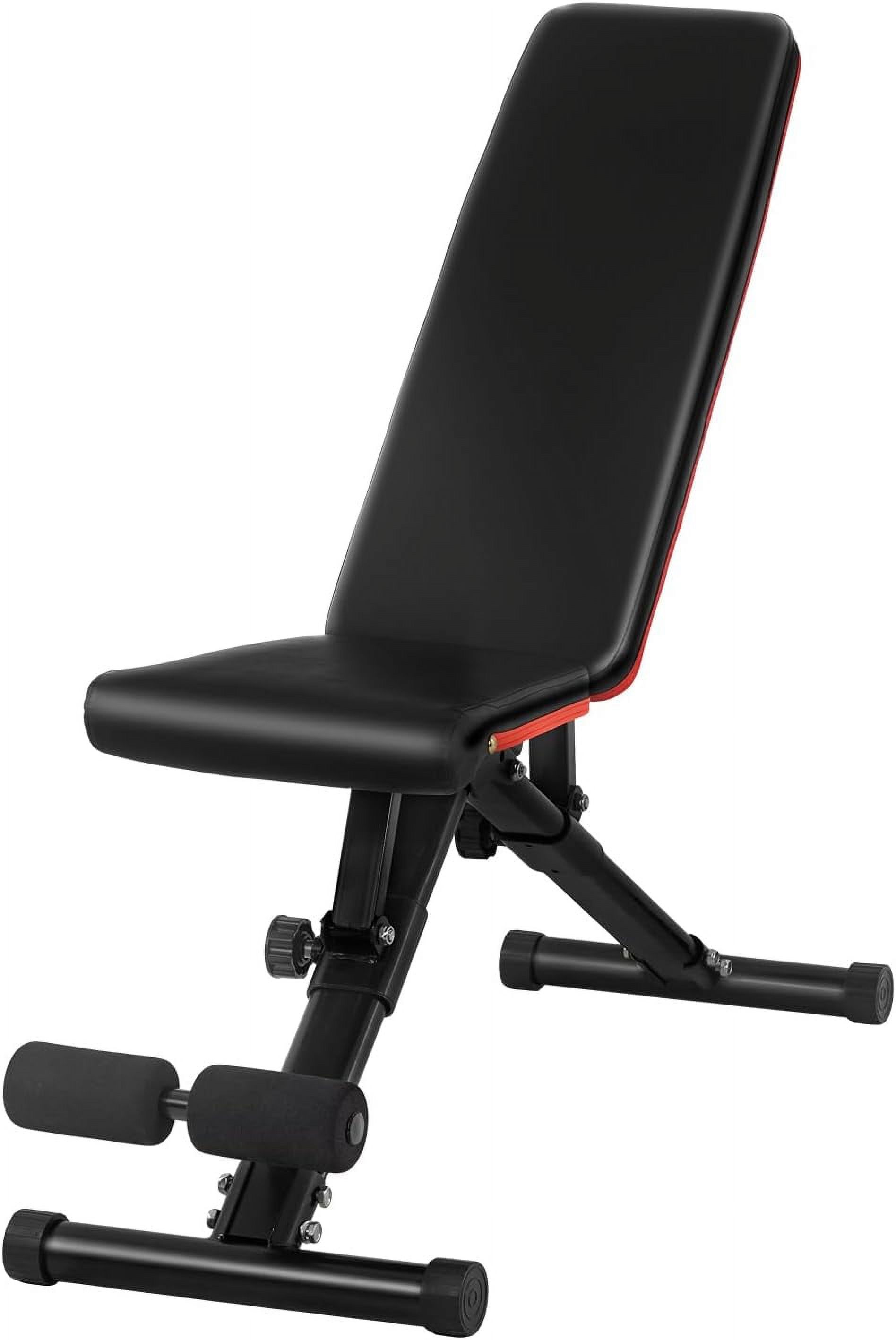 Adjustable Weight Bench, Foldable Exercise Workout Bench Full Body