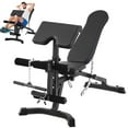 thumbnail image 1 of Adjustable Weight Bench with Preacher Pad, Leg Extension and Leg Curl, 800LBS Workout Bench with Handle Bar, FID Bench for Strength Training Full Body Workout, 1 of 6