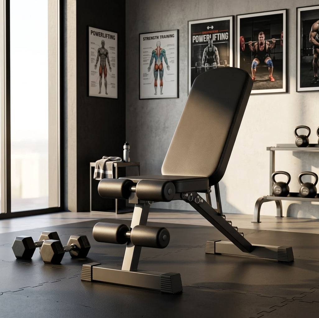 Adjustable Weight Bench Training Fitness Multiuse Dumbbell Bench