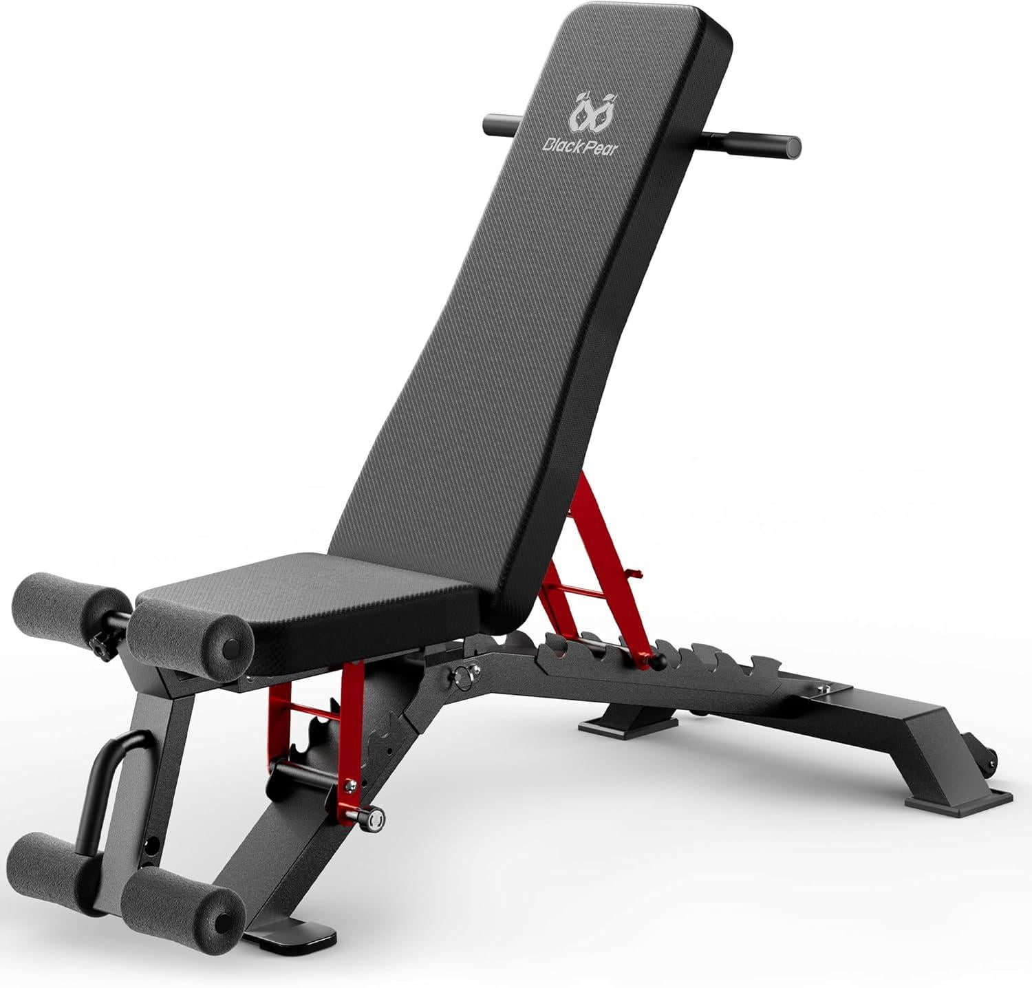 Adjustable Weight Bench - Workout Foldable Strength Training 1300lb ...