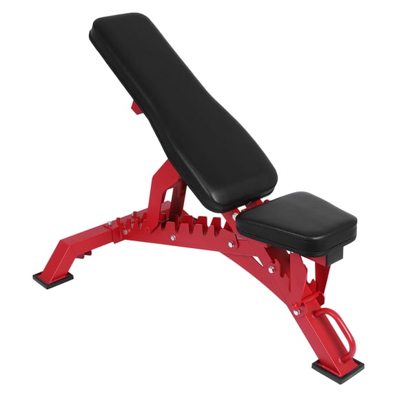 Adjustable Weight Bench for Home Gym, 1300 lbs Capacity Incline Decline Flat Utility Workout Bench, Red