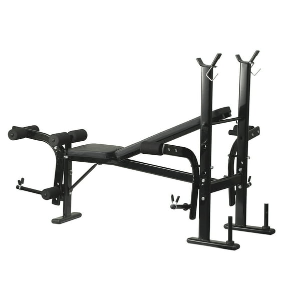 Adjustable Weight Bench with Leg Developer & Preacher Curl Pad, Heavy-Duty Bench Press for Full-Body Workout, 800LBS Capacity