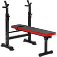 thumbnail image 1 of Adjustable Weight Bench with Squat Rack, Home Gym Strength Workout Station, 1 of 9