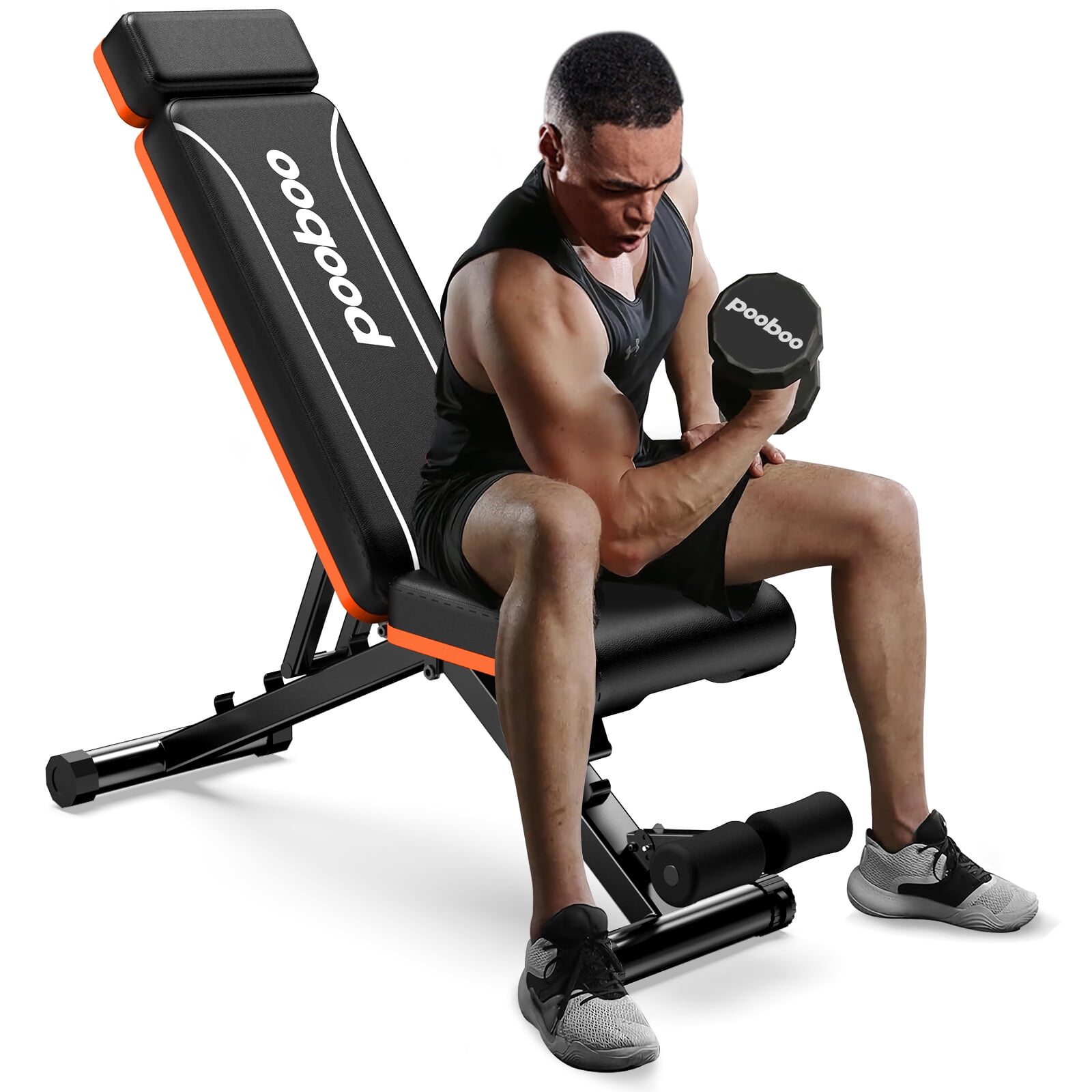 ウエイトトレーニング Dumbbell + bench weight/workout set PRCTZ SP3 Homegym Bundle, Includes Two-Piece Olympic Weight