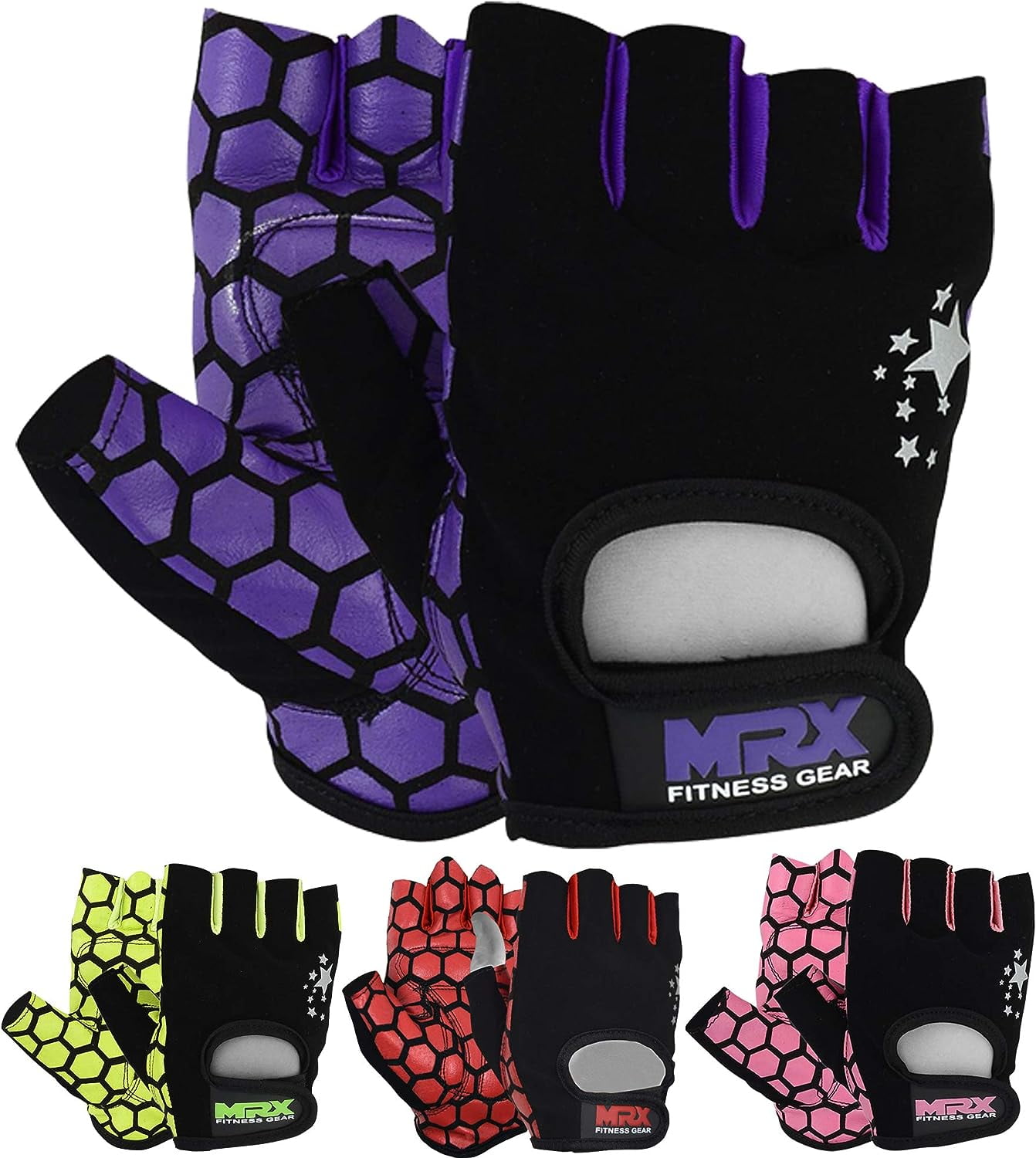 Adjustable Weight Lifting Gloves Fingerless Gloves For Women