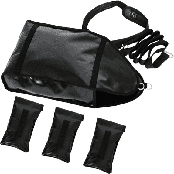 Adjustable Weight Sled Trainer,Variable Weight Resistance Training Sled with 3 Weight Sandbags for Speed Training,Outdoor Sport Gym Equipment