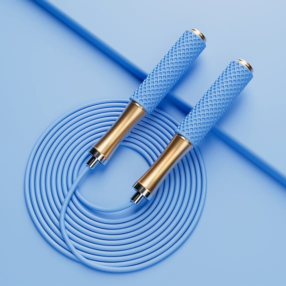 Scipping Rope Adjustable Weighted Skipping Rope with Durable Aluminum Alloy Handle ...