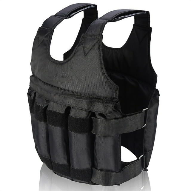 Adjustable 0110 lbs Weighted Vest for Cardio, Strength Training