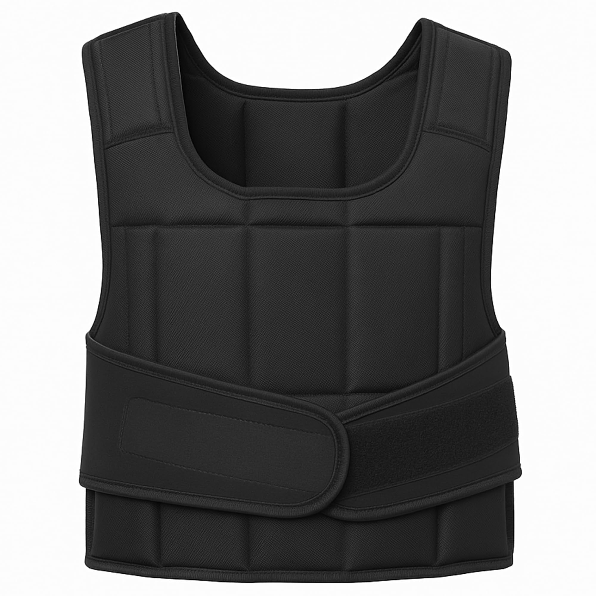 Adjustable Weighted Vest 10 lb, 18 Levels, 8oz Increments, Neoprene Soft Weight Vest with Breathable Padding & Secure Hook & Loop Belt for Running, Cardio & Strength Training