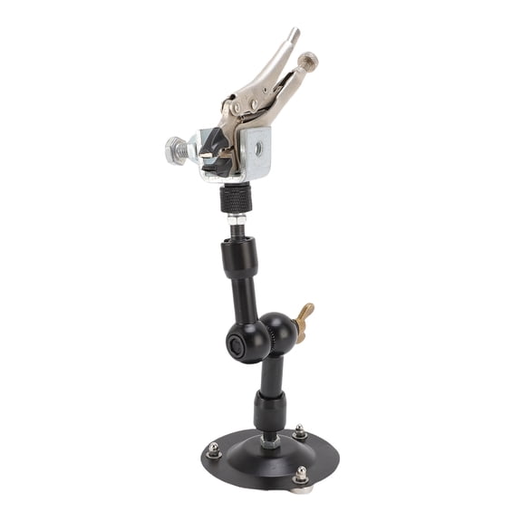 Adjustable Welding Auxiliary Clamp - Heavy Duty Universal Soldering Helping Hand with Stable Base Plate