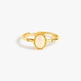 thumbnail image 1 of Adjustable White Opal Promise Ring & Gold Ring, 1 of 5
