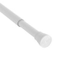 thumbnail image 1 of Adjustable White Shower Curtain Rod, Tension Design for Quick Installation, Extendable Length 41.3 to 98.4 Inches, 1 of 7
