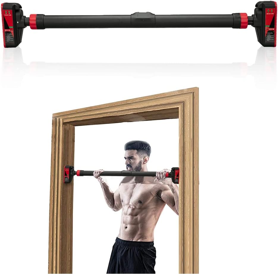 Adjustable Width Doorway Pull Up Bar with 440 Lbs Max Load for Strength Training
