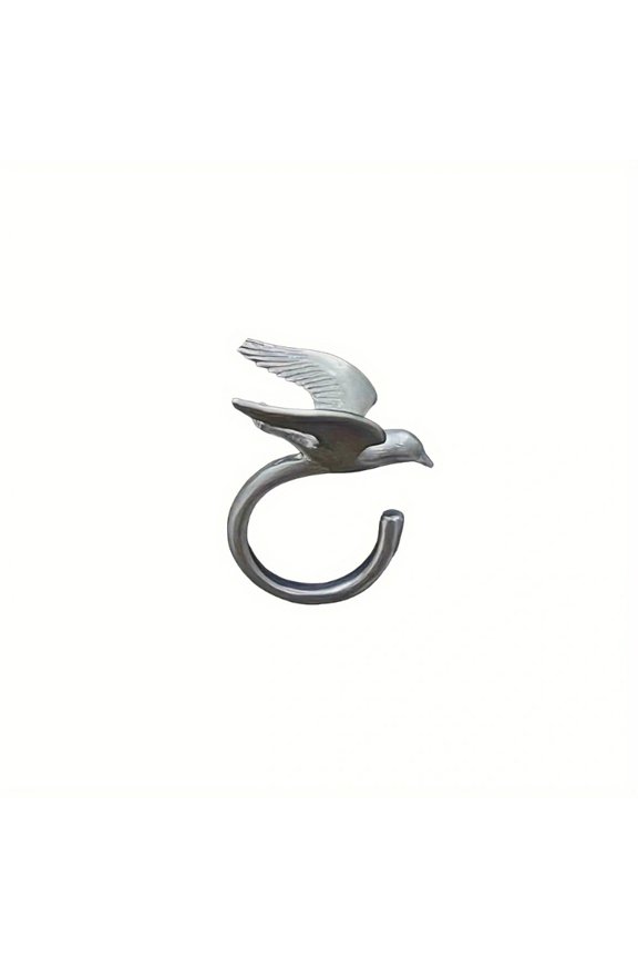 Adjustable Wild Bird Ring Symbolizing Freedom Ring With Intricate Detailing For Nature Enthusiasts Alloy Jewelry