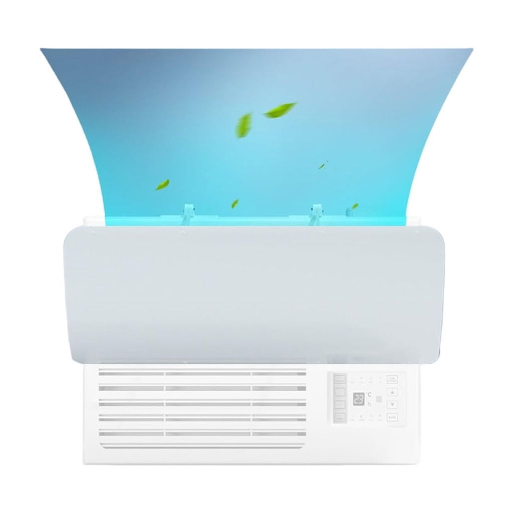 Lightweight Deflector Adjustable Window Air Conditioner Deflector PVC Lightweight Window ...