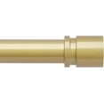 Adjustable Window Curtain Rod 16 to 144 Inches, 1 Inch Diameter with ...