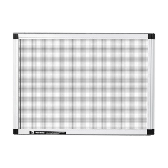 Adjustable Window Screen 15H x 21 to 40W Aluminum Frame Durable Mesh 2 Pack Expandable Horizontal or Vertical Installation for Home