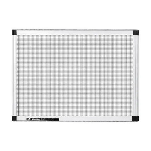 Adjustable Window Screen 15H x 21 to 40W Aluminum Frame Durable Mesh 2 Pack Expandable for Home Horizontal or Vertical Installation