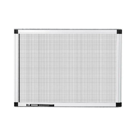 Adjustable Window Screen 2 Pack, Expandable Aluminum Frame - 40x15 Inch, Versatile Window Screens for Home, Easy Install, Fly & Bug Screen