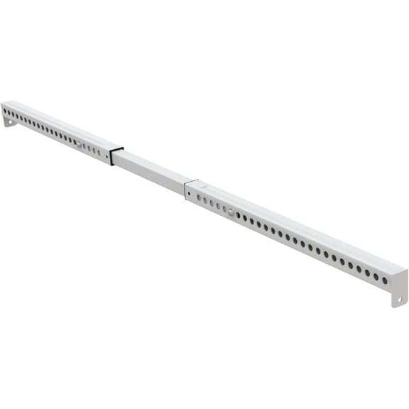 Adjustable Window Security Bar, Child Safety Patio Sliding Door Lock, Sturdy Steel, Extends from 16 3/4" to 44"