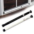 thumbnail image 1 of Adjustable Window Security Bar with Rubber Tips, Sliding Door Lock Bar for Home Safety, Heavy Duty Patio Door Stopper Brace for Apartment Interior Window Guard Protector, 1Pcs Black, 1 of 6