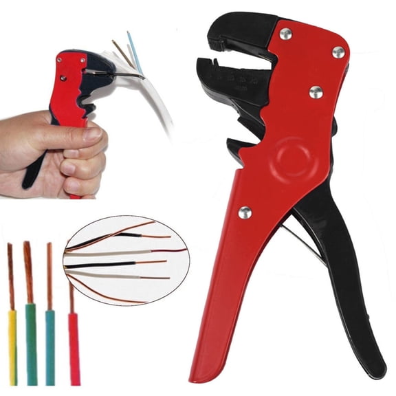 Adjustable Wire Stripper, 3 in 1 Automatic Self Crimper Stripping Cutter Adjust Cable Wire Stripper Terminal Clearance