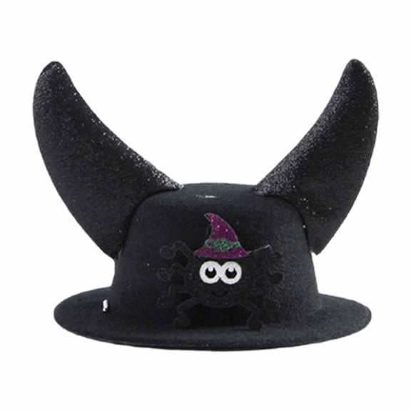 Adjustable Witch Hat Halloween Pet With Horns Cat Dog Party Festival Dress Up Accessory For Indoor Outdoor
