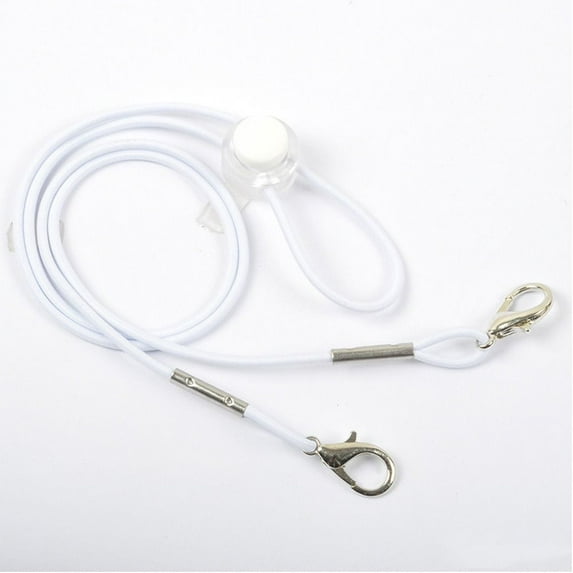 Adjustable Women Anti Lost String Accessory Non-Slip Mask Elastic Band Eyewear Cord Neck Strap Sport Glasses Rope WHITE