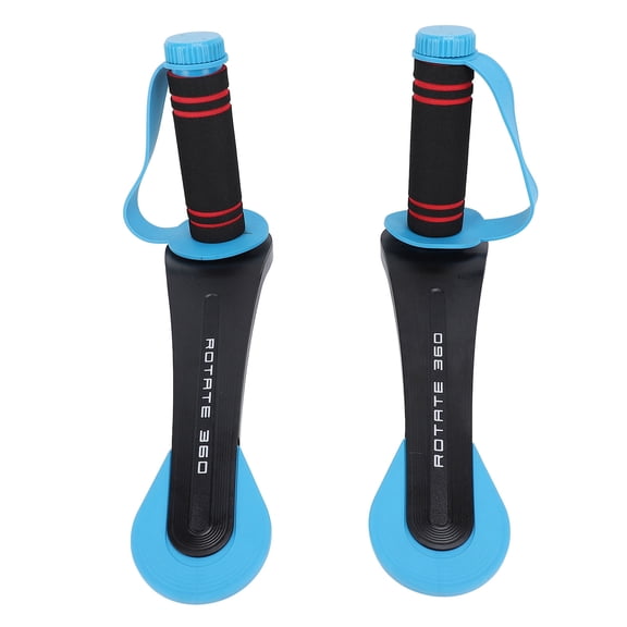 Adjustable Women Dumbbells Hand Cranked Rotating Arm Muscle Training Fitness Equipment, 10 inches / 25.4 cm, Sky Blue