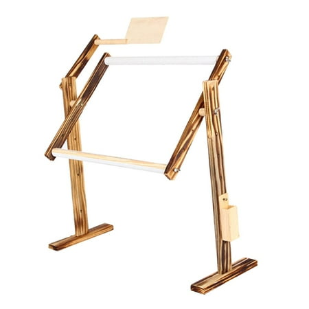 Adjustable Wood Cross Stitch Table Stand Desktop Embroidery Rotate Holder