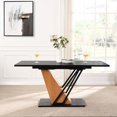 thumbnail image 1 of Adjustable Wooden Tabletop Dining Table | For Daily Meals and Family Gatherings | Durable and Easy to Clean, 1 of 4