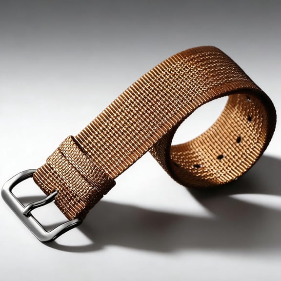 Adjustable Woven Nylon Watch Strap with Double Clasp Buckle - Soft Breathable Sport Loop Strap, Tool-Free Installation, 20mm Width, Fits 4.7"-9.0" Wrists