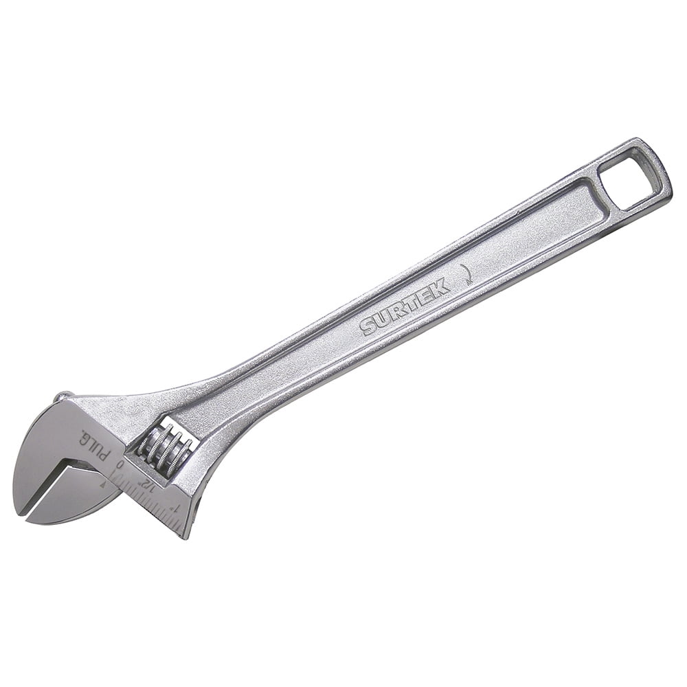 Adjustable Wrench 10" Chromium-Plated Surtek