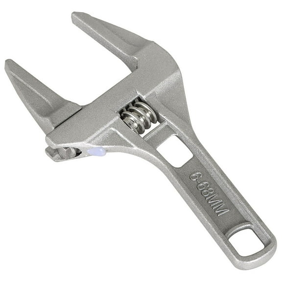 Adjustable Wrench 16-68mm Short Shank Large Openings Wide Jaw Ultra-thin Wrench Practical Maintenance Tool